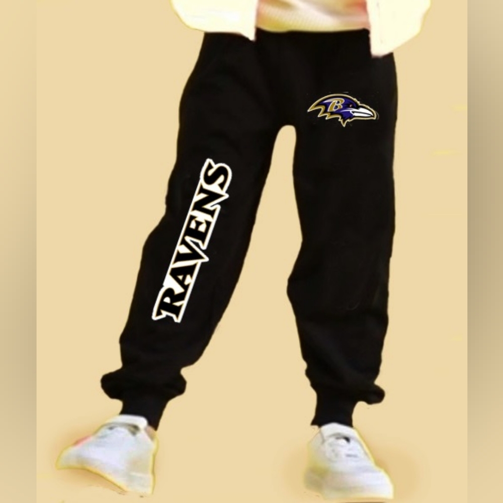 Baltimore Ravens Toddler Joggers sweatpants 5T Medium